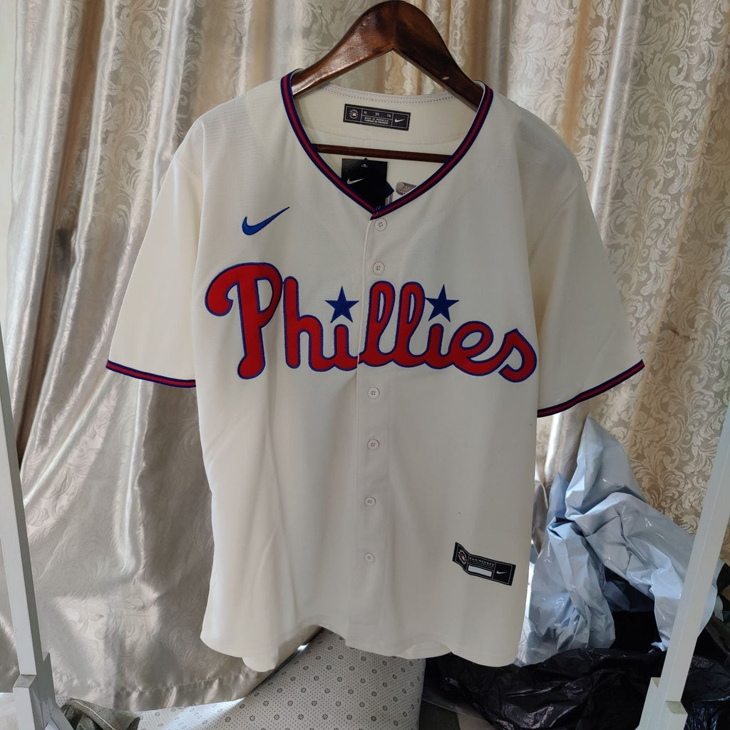 Philadelphia Phillies Replica Cream Jersey MLB Vintage Snapback Baseball Cap Adjustable Streetwear Hat