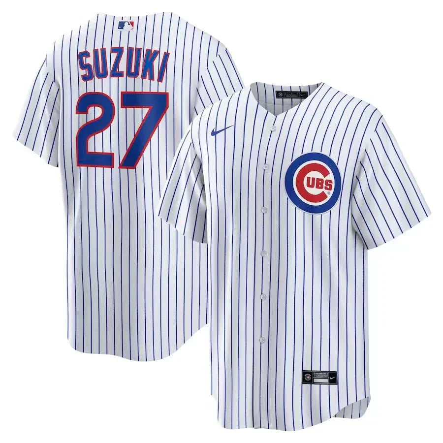 Chicago Cubs Replica White Jersey MLB Vintage Snapback Baseball Cap Adjustable Streetwear Hat