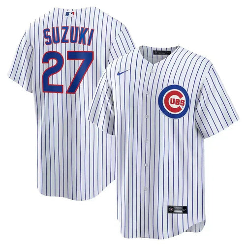 Chicago Cubs Replica White Jersey MLB Vintage Snapback Baseball Cap Adjustable Streetwear Hat