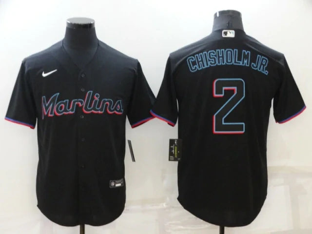 Miami Marlins Nike Black Jersey MLB Vintage Snapback Baseball Cap Adjustable Streetwear Hat
