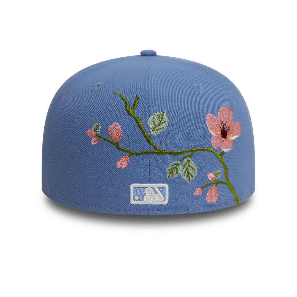 Los Angeles Dodger Floral 59Fifty MLB Vintage Snapback Baseball Cap Adjustable Streetwear Hat