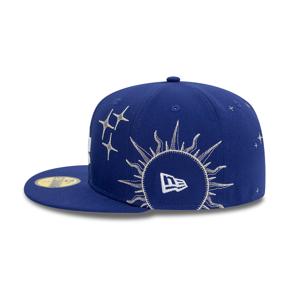 Los Angeles Dodgers Zodiac 59Fifty Fitted MLB Vintage Snapback Baseball Cap Adjustable Streetwear Hat