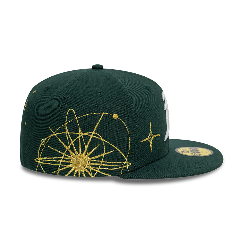 Oakland Athletics Zodiac 59Fifty Fitted MLB Vintage Snapback Baseball Cap Adjustable Streetwear Hat
