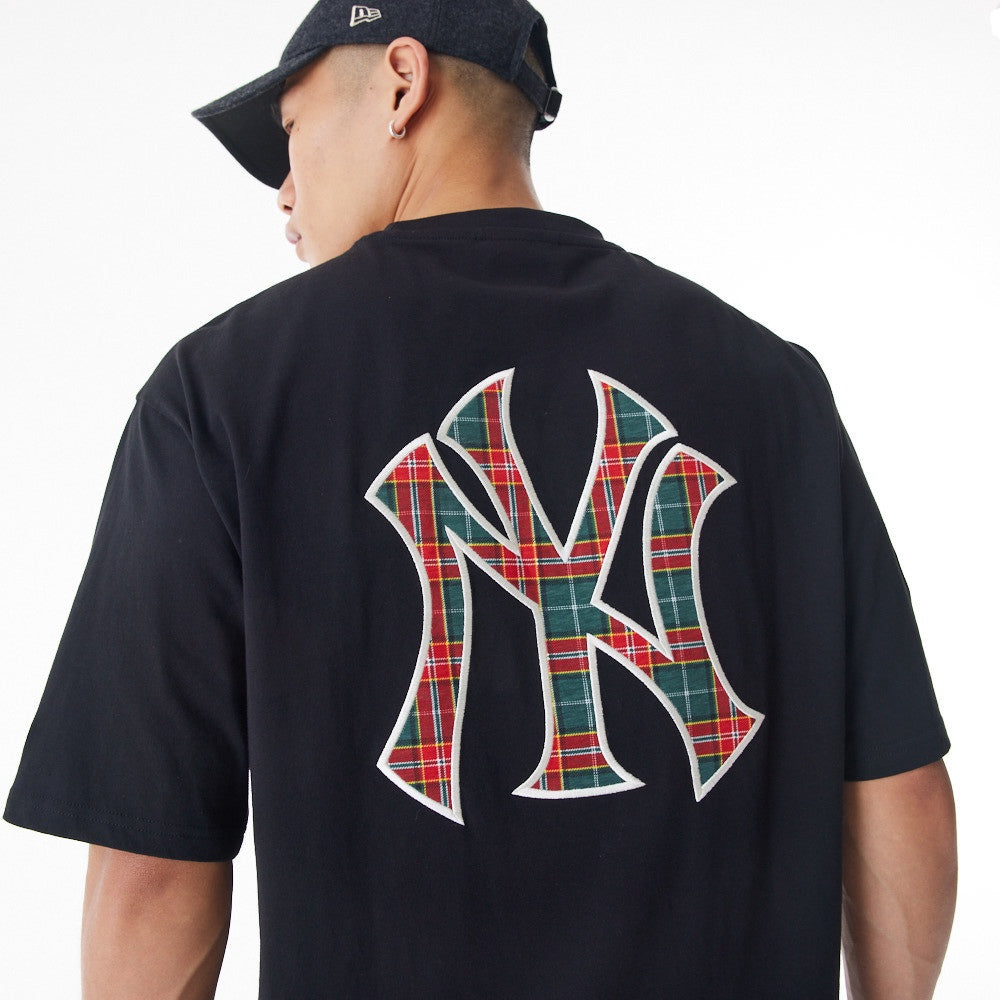 New Era Tartan Os Tee New York Yankees MLB Vintage Snapback Baseball Cap Adjustable Streetwear Hat