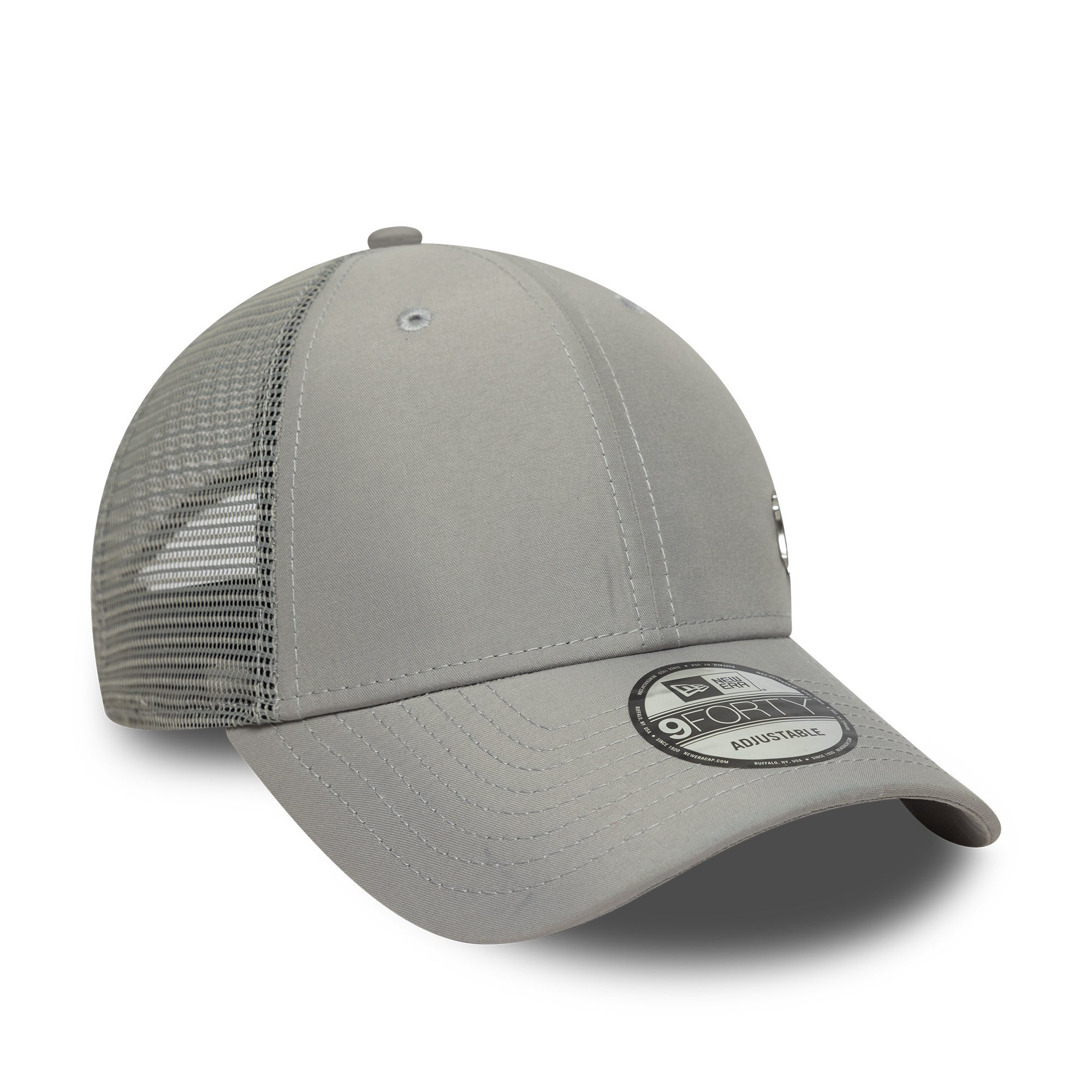 New York Yankees Flawless 9Forty Trucker Grey MLB Vintage Snapback Baseball Cap Adjustable Streetwear Hat