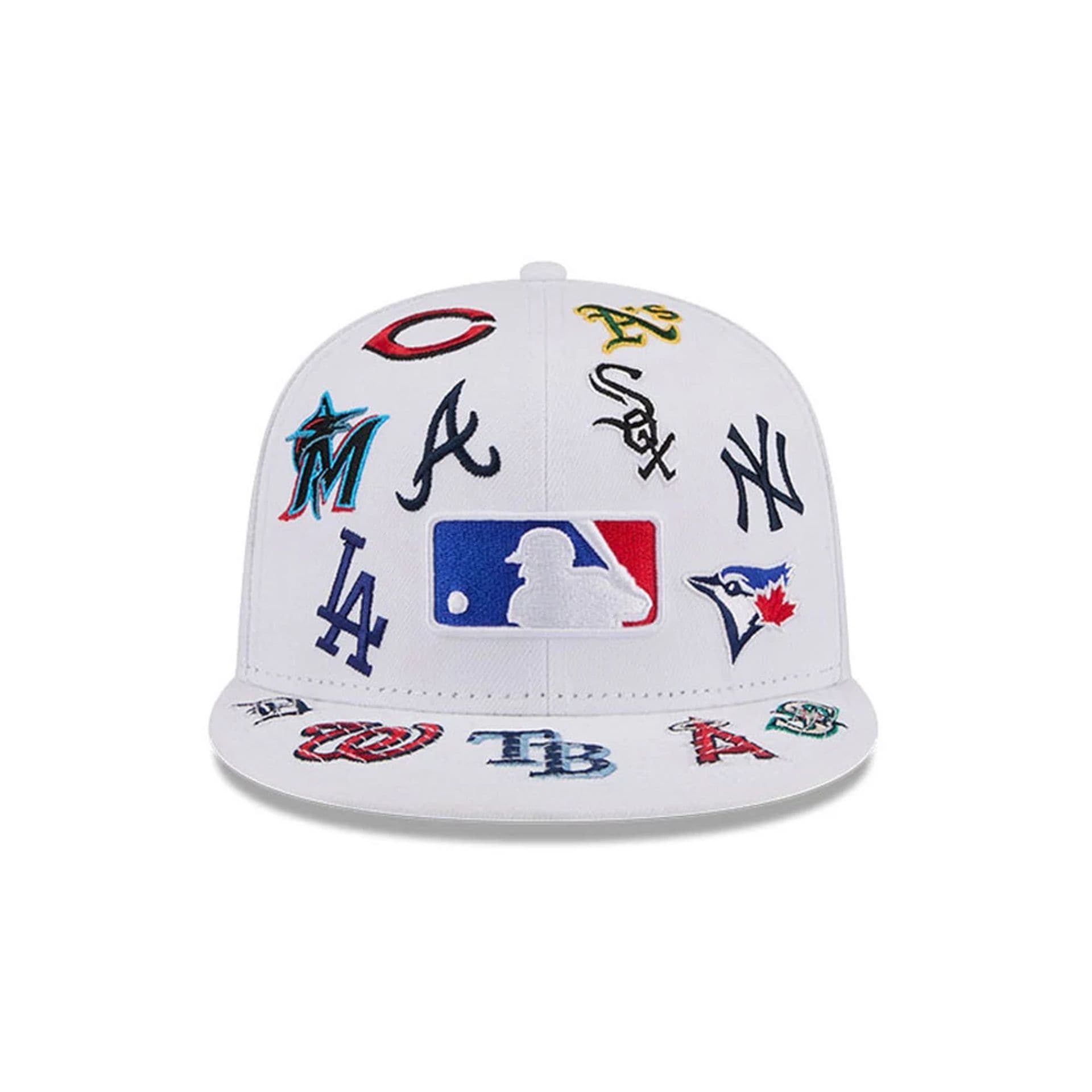 All Over Patch 59Fifty Fitted MLB Vintage Snapback Baseball Cap Adjustable Streetwear Hat