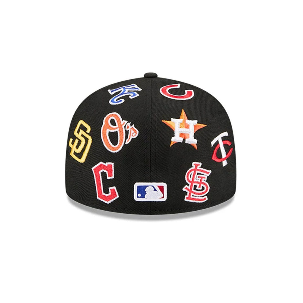All Over Patch 59Fifty Fitted MLB Vintage Snapback Baseball Cap Adjustable Streetwear Hat