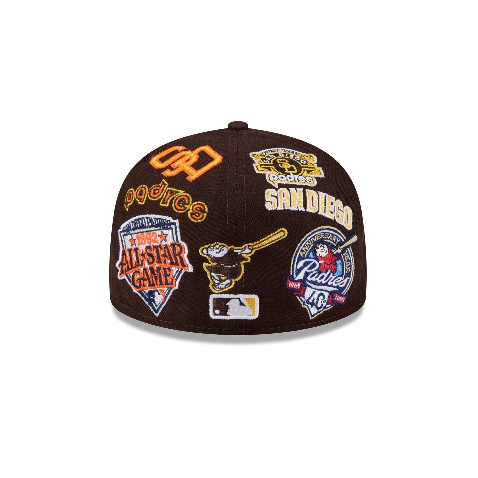 San Diego Padres All Over Patch 59Fifty MLB Vintage Snapback Baseball Cap Adjustable Streetwear Hat