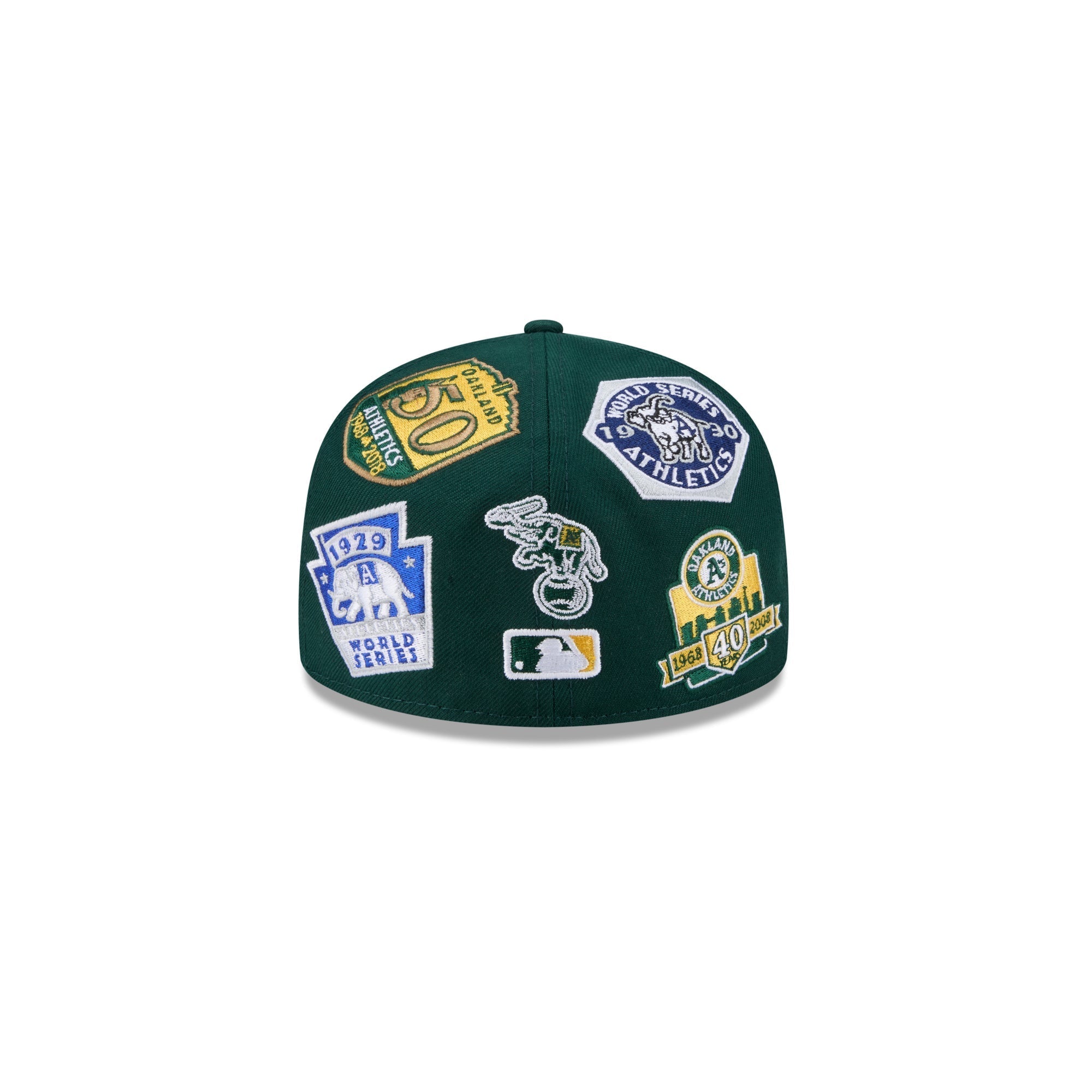 Oakland Athletics All Over Patch 59Fifty MLB Vintage Snapback Baseball Cap Adjustable Streetwear Hat