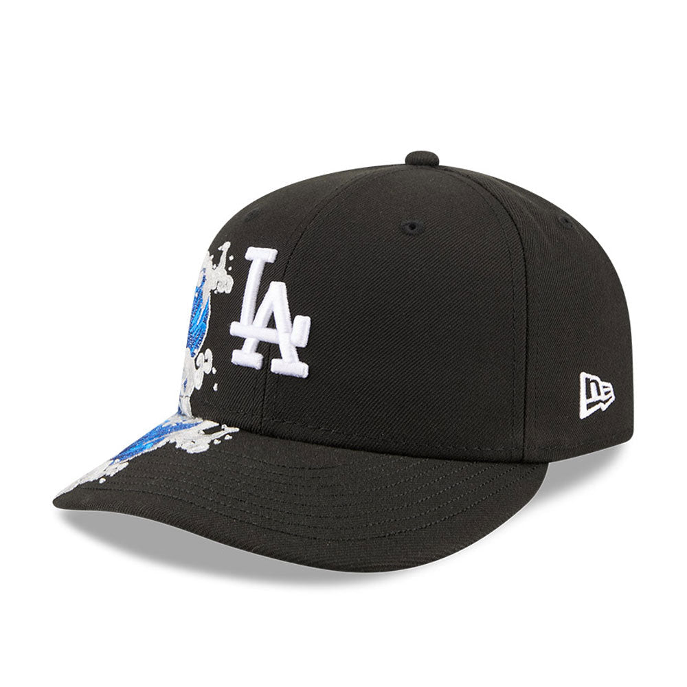 Los Angeles Dodgers Waves 59Fifty Fitted MLB Vintage Snapback Baseball Cap Adjustable Streetwear Hat