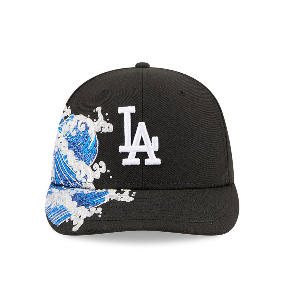 Los Angeles Dodgers Waves 59Fifty Fitted MLB Vintage Snapback Baseball Cap Adjustable Streetwear Hat