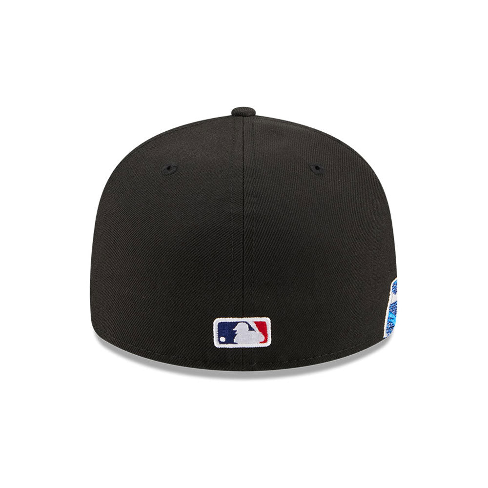 Los Angeles Dodgers Waves 59Fifty Fitted MLB Vintage Snapback Baseball Cap Adjustable Streetwear Hat