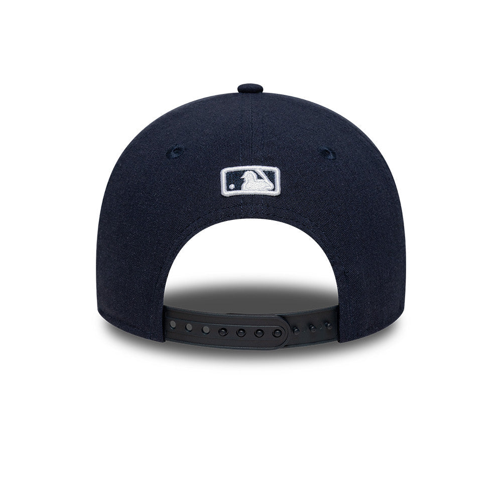 New York Yankees Linnen 9Forty M Crown Snapback MLB Vintage Snapback Baseball Cap Adjustable Streetwear Hat