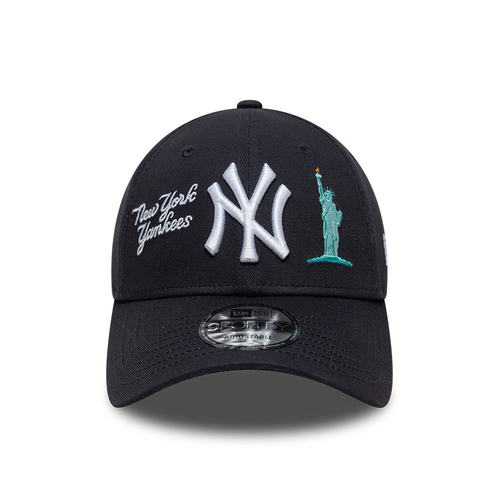 New York Yankees City Icon 9Forty Strapback MLB Vintage Snapback Baseball Cap Adjustable Streetwear Hat