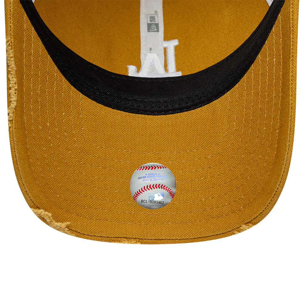 Los Angeles Dodgers Distressed Cotton Canvas 9Twenty Trucker MLB Vintage Snapback Baseball Cap Adjustable Streetwear Hat