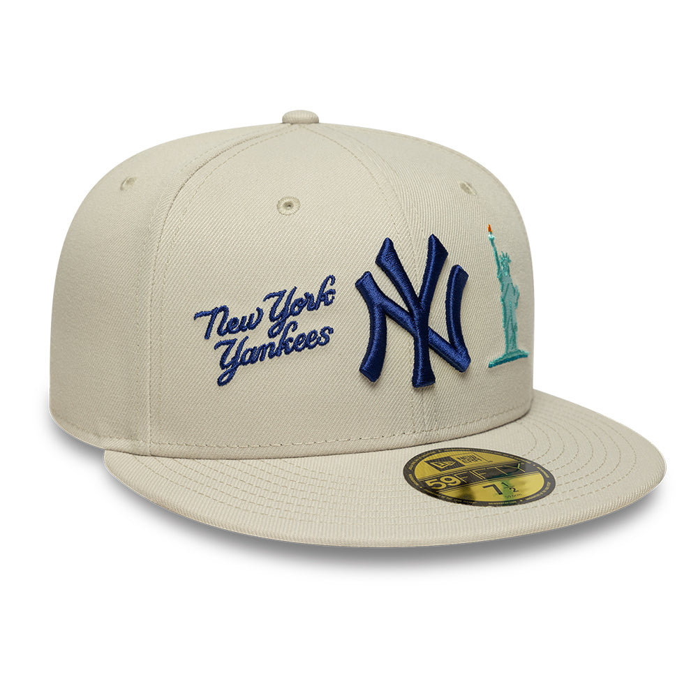 New York Yankees City Icon 59Fifty Fitted MLB Vintage Snapback Baseball Cap Adjustable Streetwear Hat