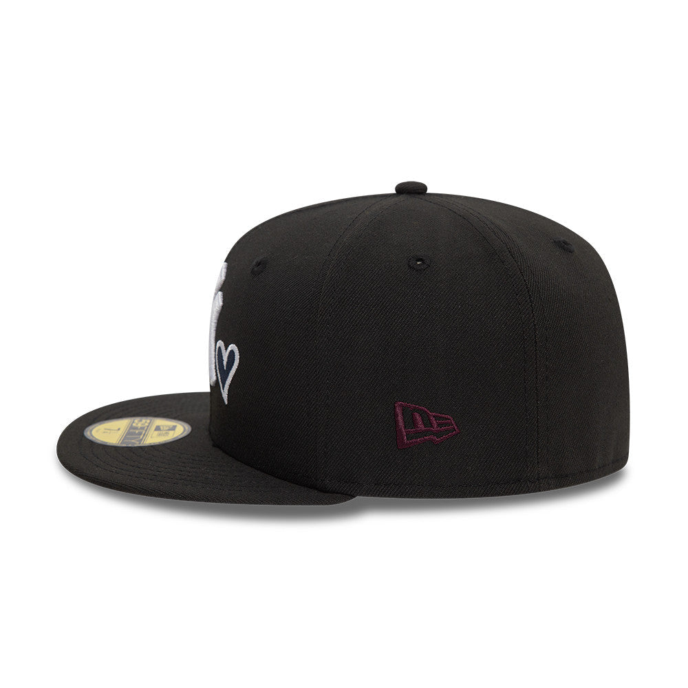 New York Yankees Heart Icon 59Fifty Fitted MLB Vintage Snapback Baseball Cap Adjustable Streetwear Hat