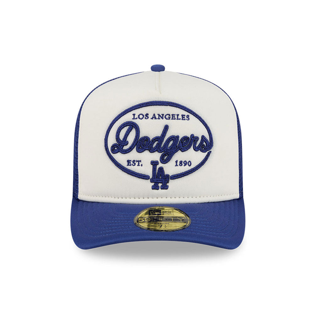 Los Angeles Dodgers 5950 Day Fitted Trucker MLB Vintage Snapback Baseball Cap Adjustable Streetwear Hat