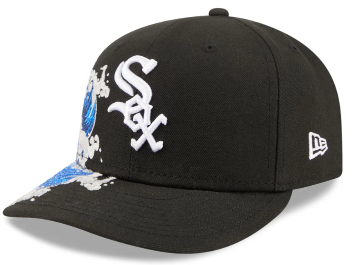 Chicago White Sox Waves 59Fifty Fitted MLB Vintage Snapback Baseball Cap Adjustable Streetwear Hat