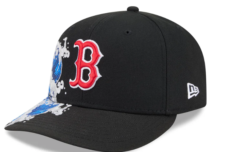 Boston Redsox Waves 59Fifty Fitted MLB Vintage Snapback Baseball Cap Adjustable Streetwear Hat