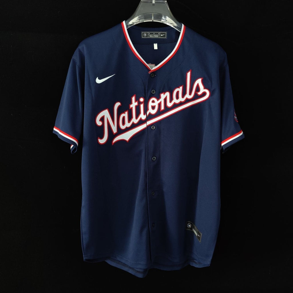 Washington Nationals Replica Blue Jersey MLB Vintage Snapback Baseball Cap Adjustable Streetwear Hat
