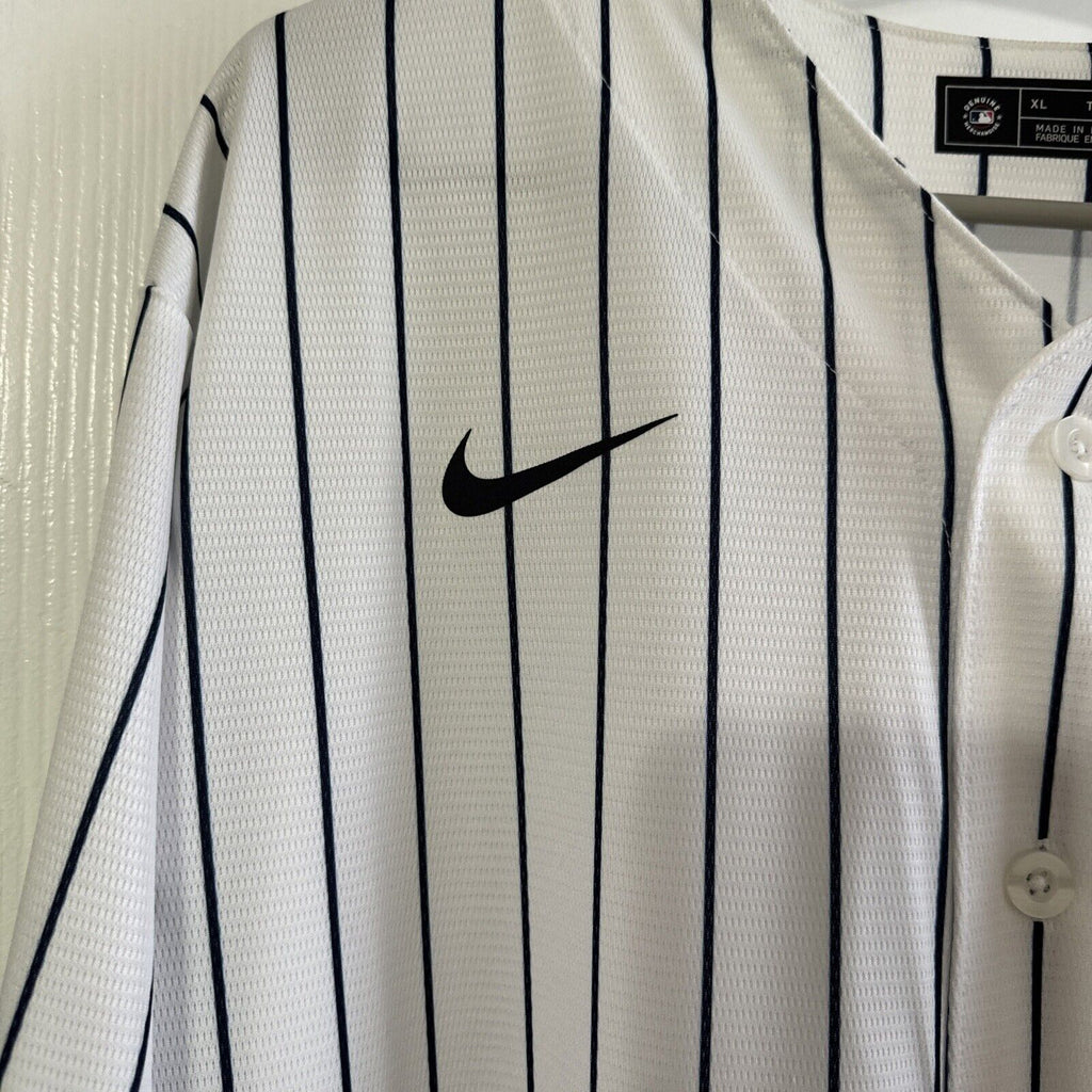 New York Yankees Nike White Jersey MLB Vintage Snapback Baseball Cap Adjustable Streetwear Hat