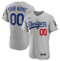 Los Angeles Dodgers Authentic Gray Jersey MLB Vintage Snapback Baseball Cap Adjustable Streetwear Hat