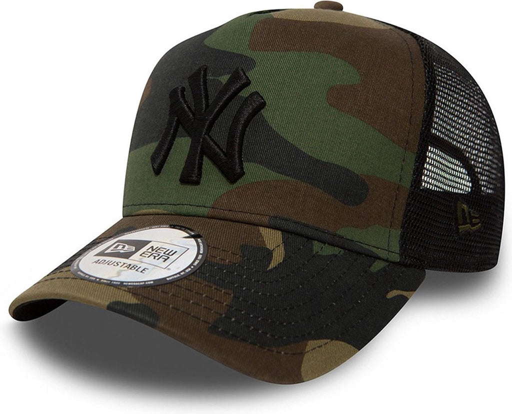 New York Yankees League Essential Snapback Trucker MLB Vintage Snapback Baseball Cap Adjustable Streetwear Hat