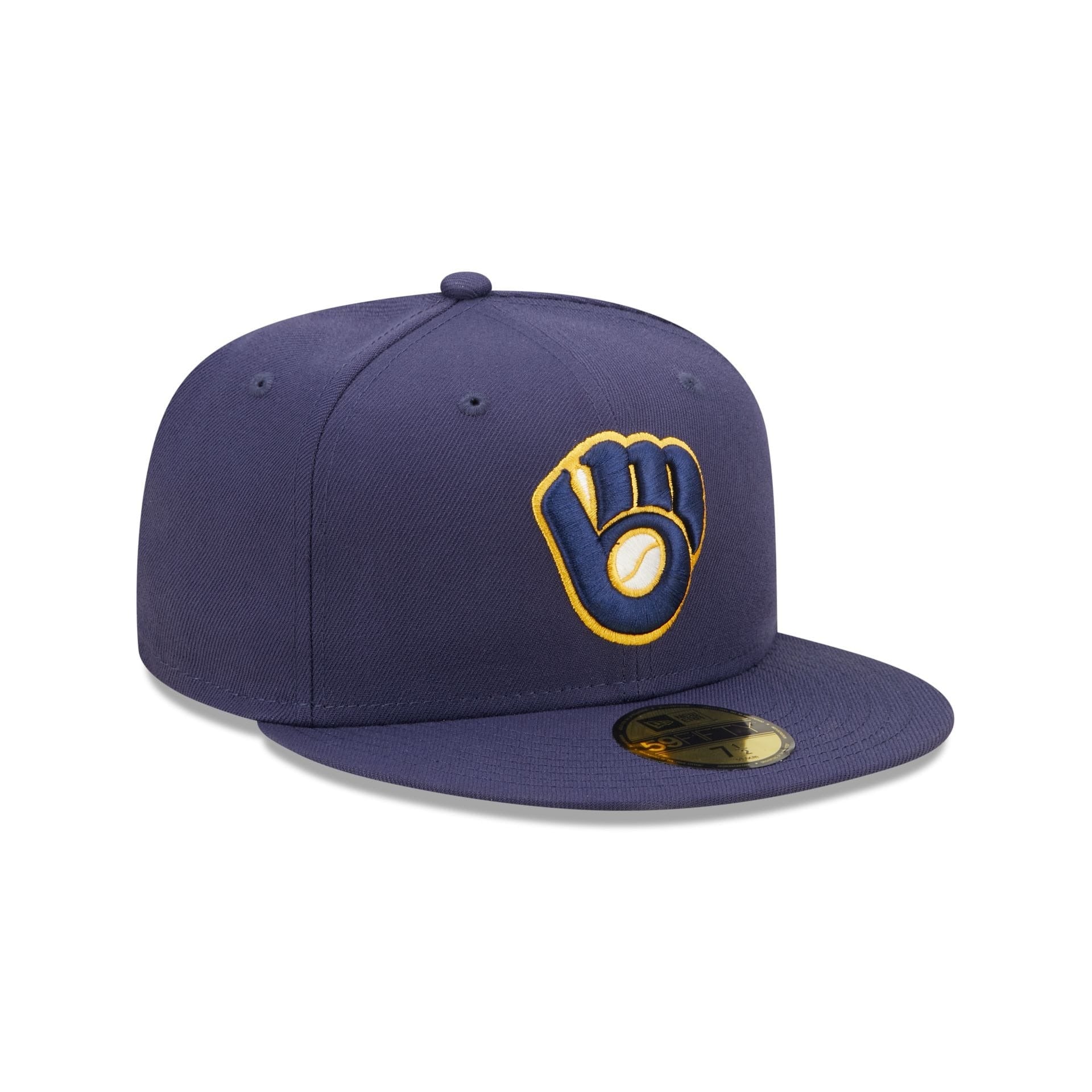 Milwaukee Brewers Ac Perf 59Fifty Fitted MLB Vintage Snapback Baseball Cap Adjustable Streetwear Hat