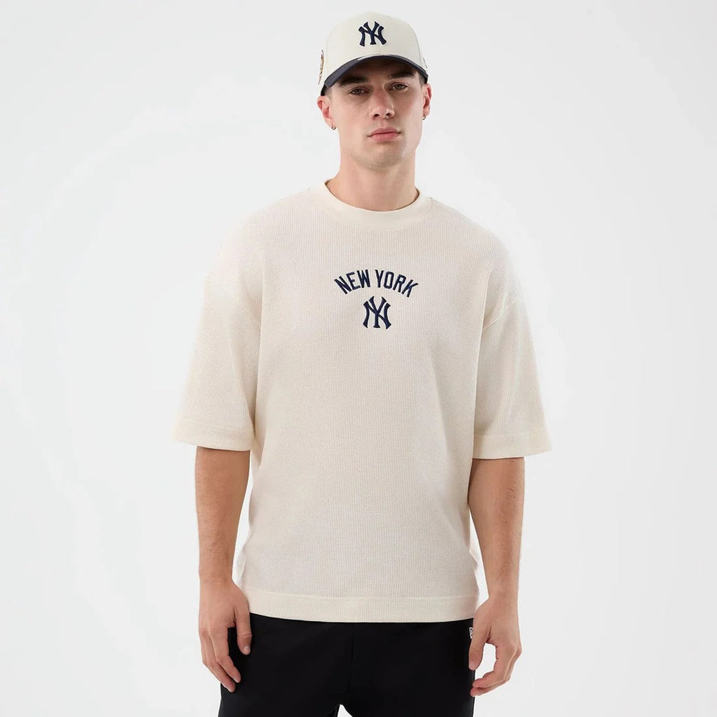 New York Yankees Waffle Box Tee MLB Vintage Snapback Baseball Cap Adjustable Streetwear Hat