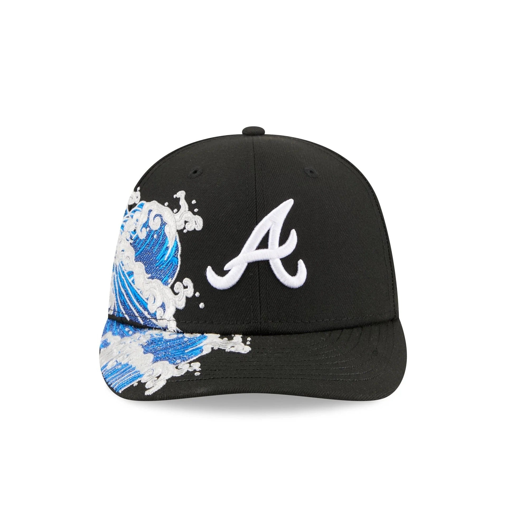 Atlanta Braves Waves 59Fifty Fitted MLB Vintage Snapback Baseball Cap Adjustable Streetwear Hat